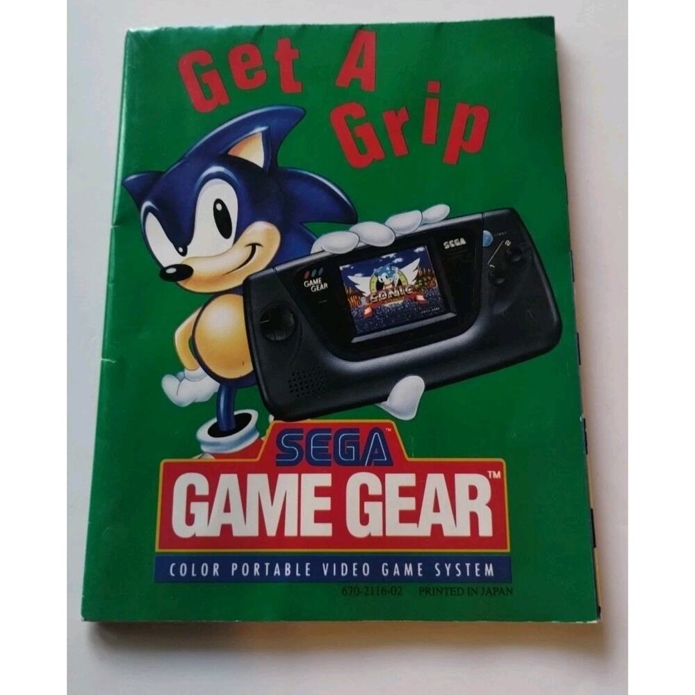 SEGA GENESIS Vintage Game Gear CD BOOKLET & Batman Returns 1992 Movie Poster